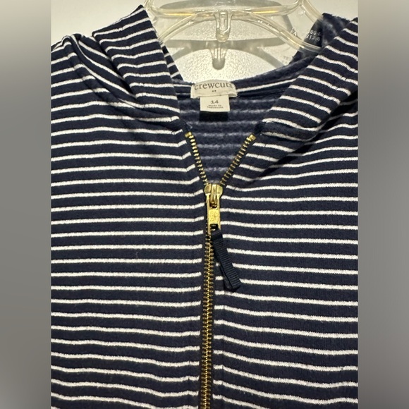 Crewcuts girls hooded sweatshirt size 14 with Cat ears and whiskers - Picture 2 of 5